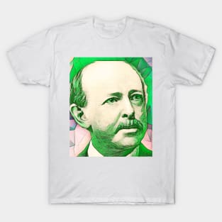 Horatio Alger Green Portrait | Horatio Alger Artwork 7 T-Shirt